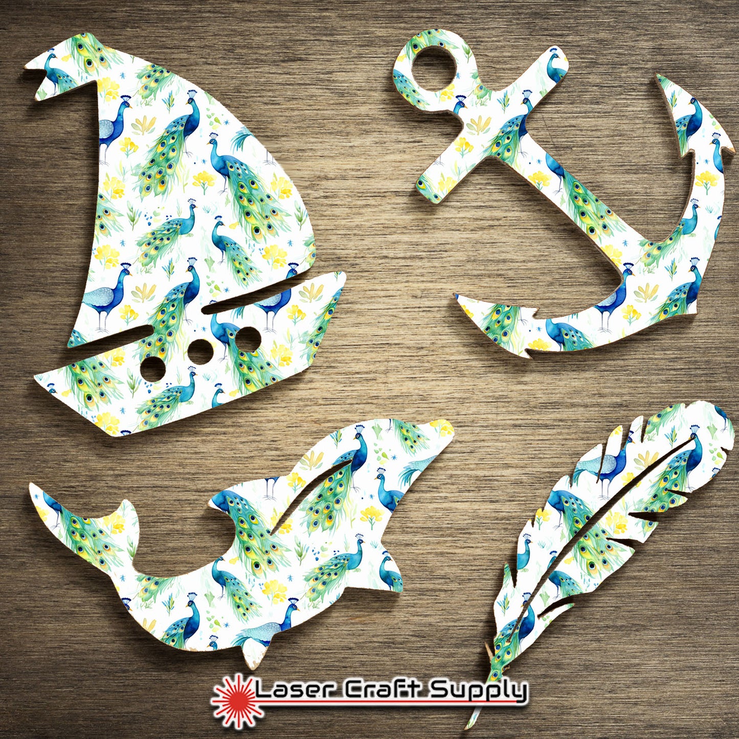 Creative Cast Acrylics - Peacocks