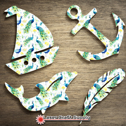 Creative Cast Acrylics - Peacocks