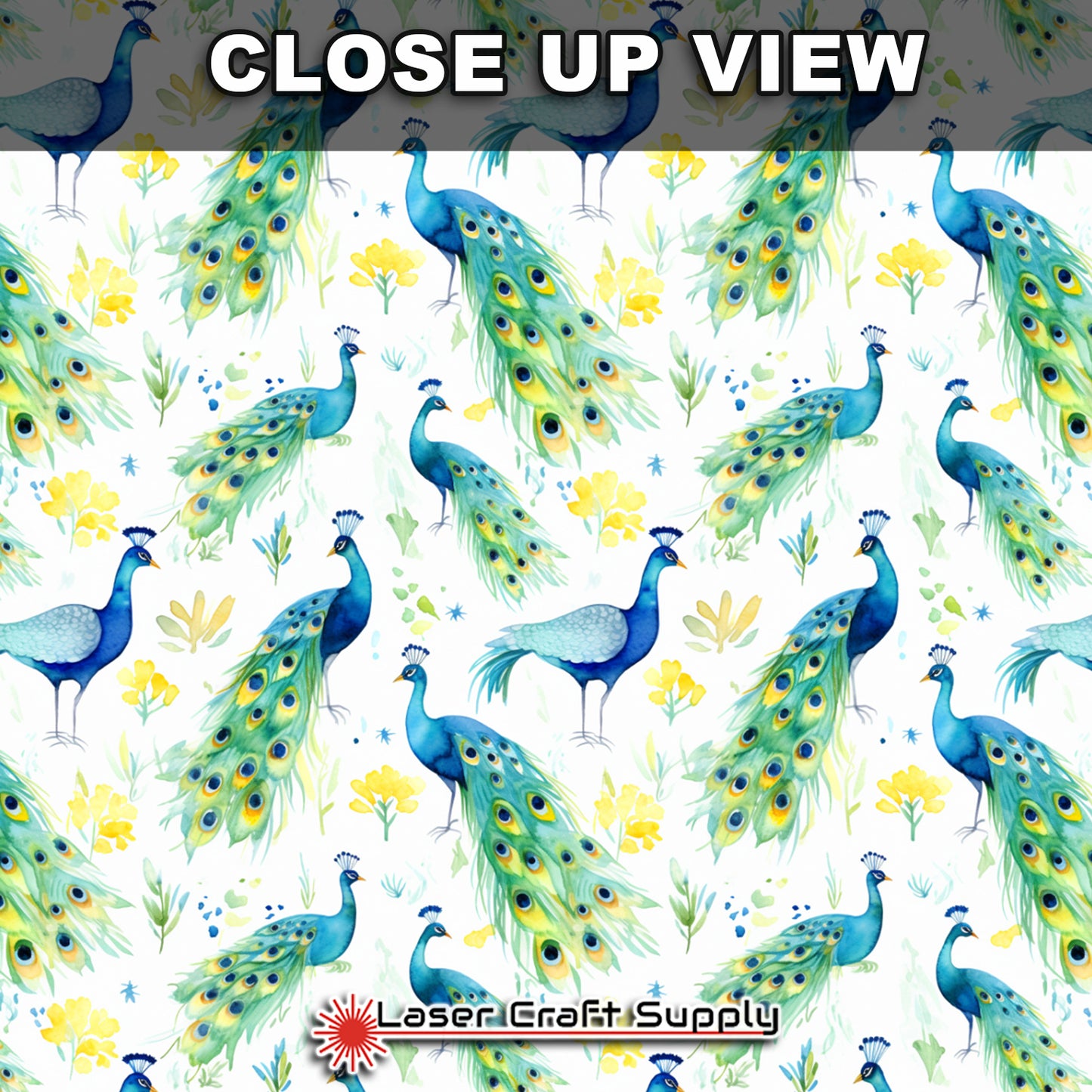 Creative Cast Acrylics - Peacocks