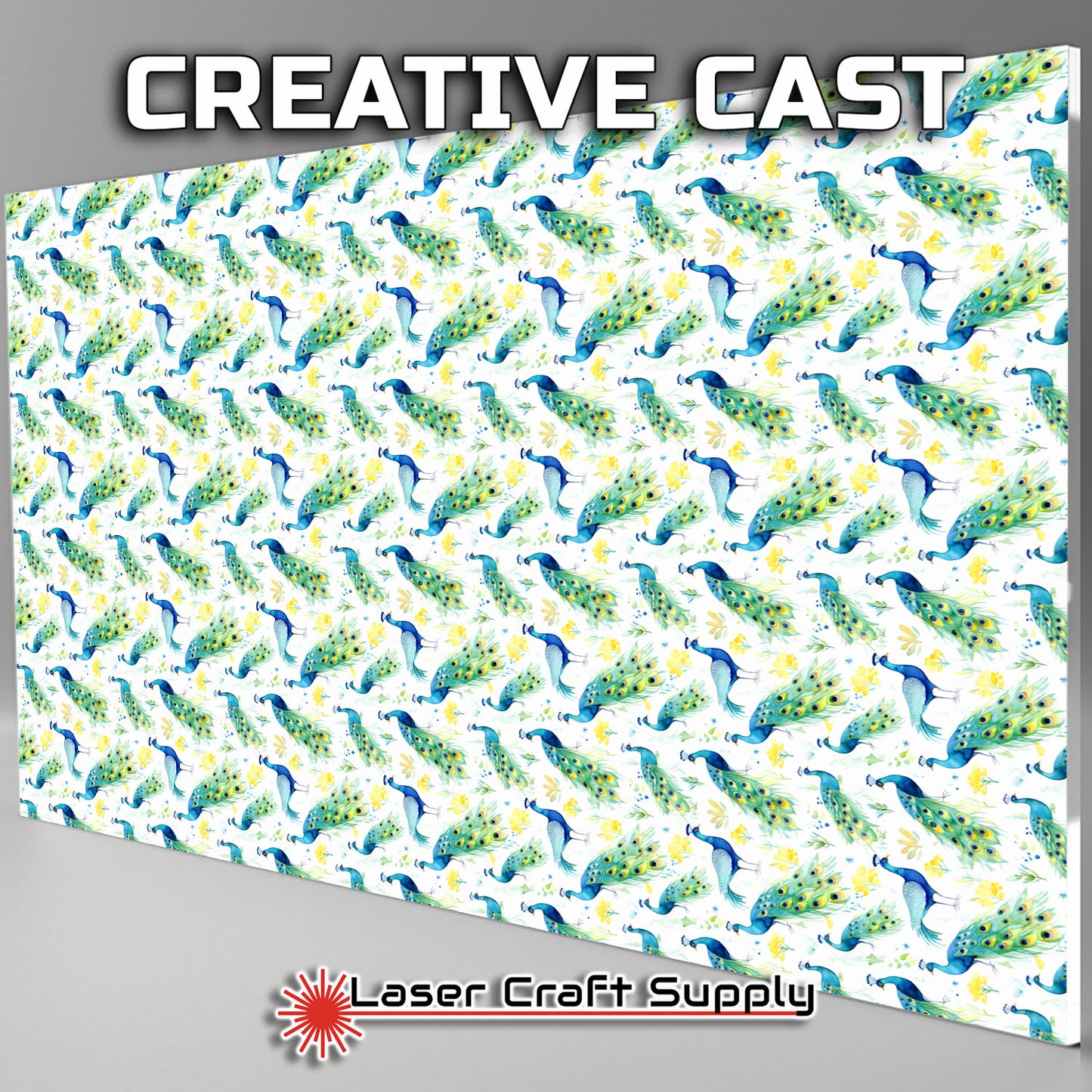 Creative Cast Acrylics - Peacocks