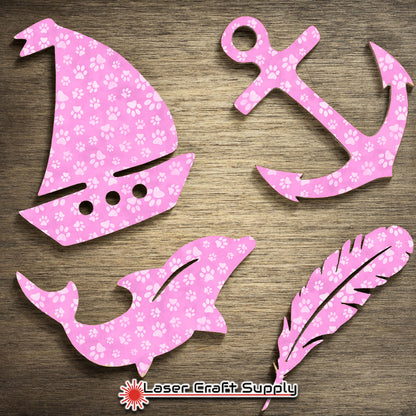 Creative Cast Acrylics - Pink Paws