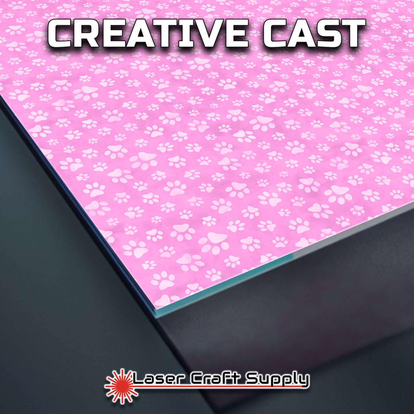 Creative Cast Acrylics - Pink Paws