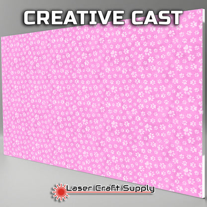 Creative Cast Acrylics - Pink Paws
