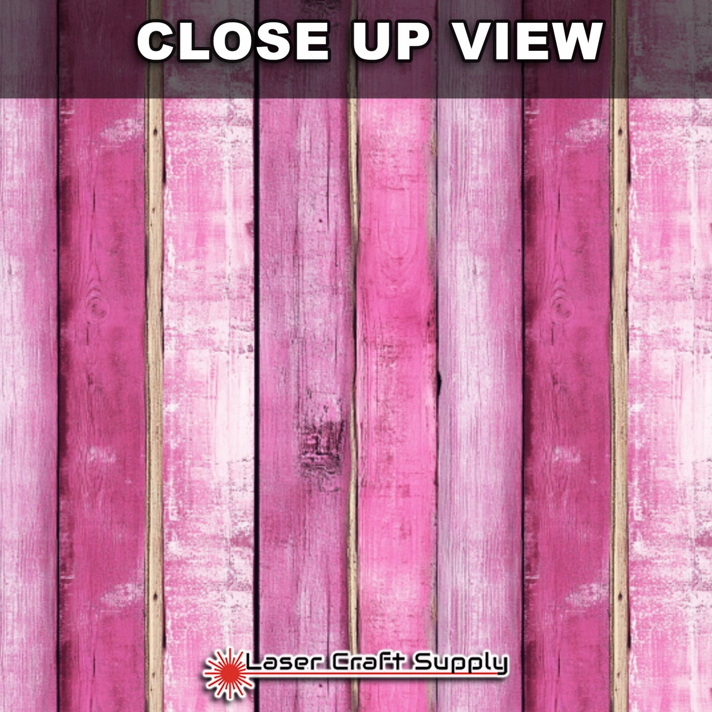 Creative Cast Acrylics - Pink Planks