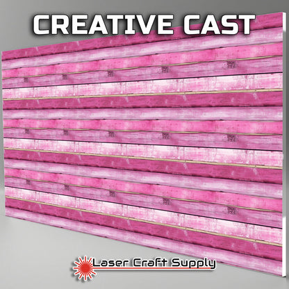 Creative Cast Acrylics - Pink Planks