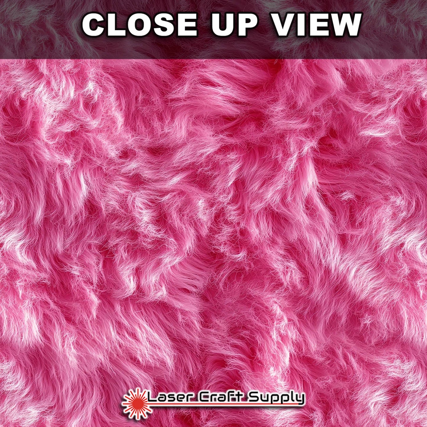 Pink sheen Fur - FULL SHEET