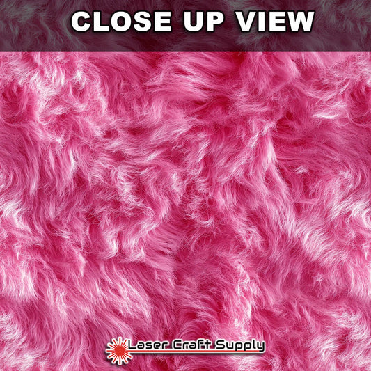 Pink sheen Fur - FULL SHEET