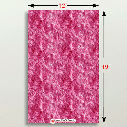 Pink sheen Fur - FULL SHEET