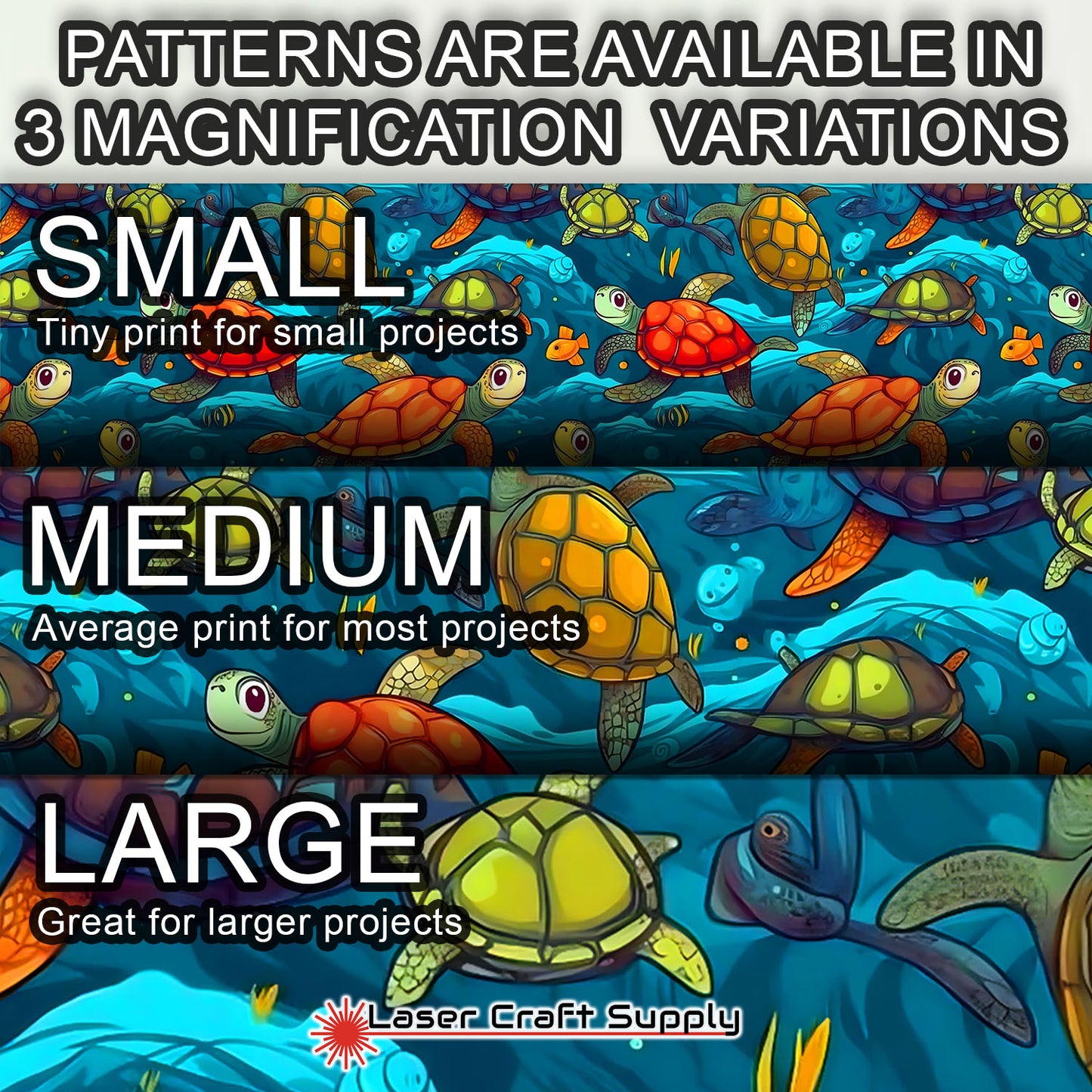 Creative Cast Acrylics - Playful Sea Turtles