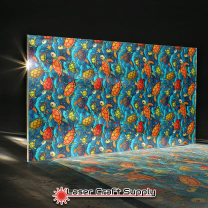 Creative Cast Acrylics - Playful Sea Turtles