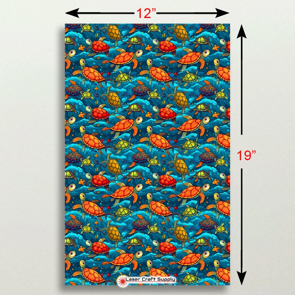 Creative Cast Acrylics - Playful Sea Turtles