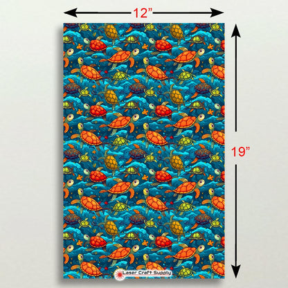 Creative Cast Acrylics - Playful Sea Turtles