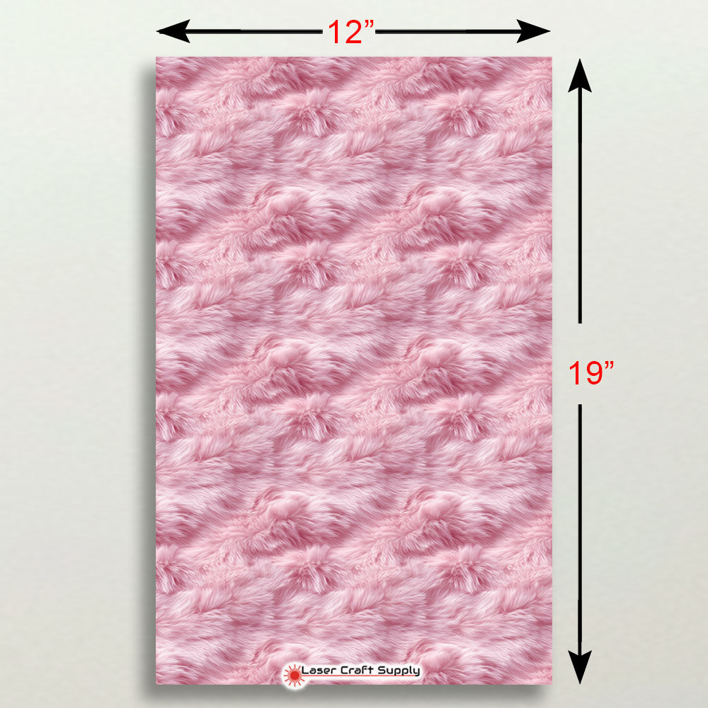 Plush Pink Fur - FULL SHEET