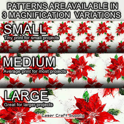 Poinsettias on white - Creative Cast