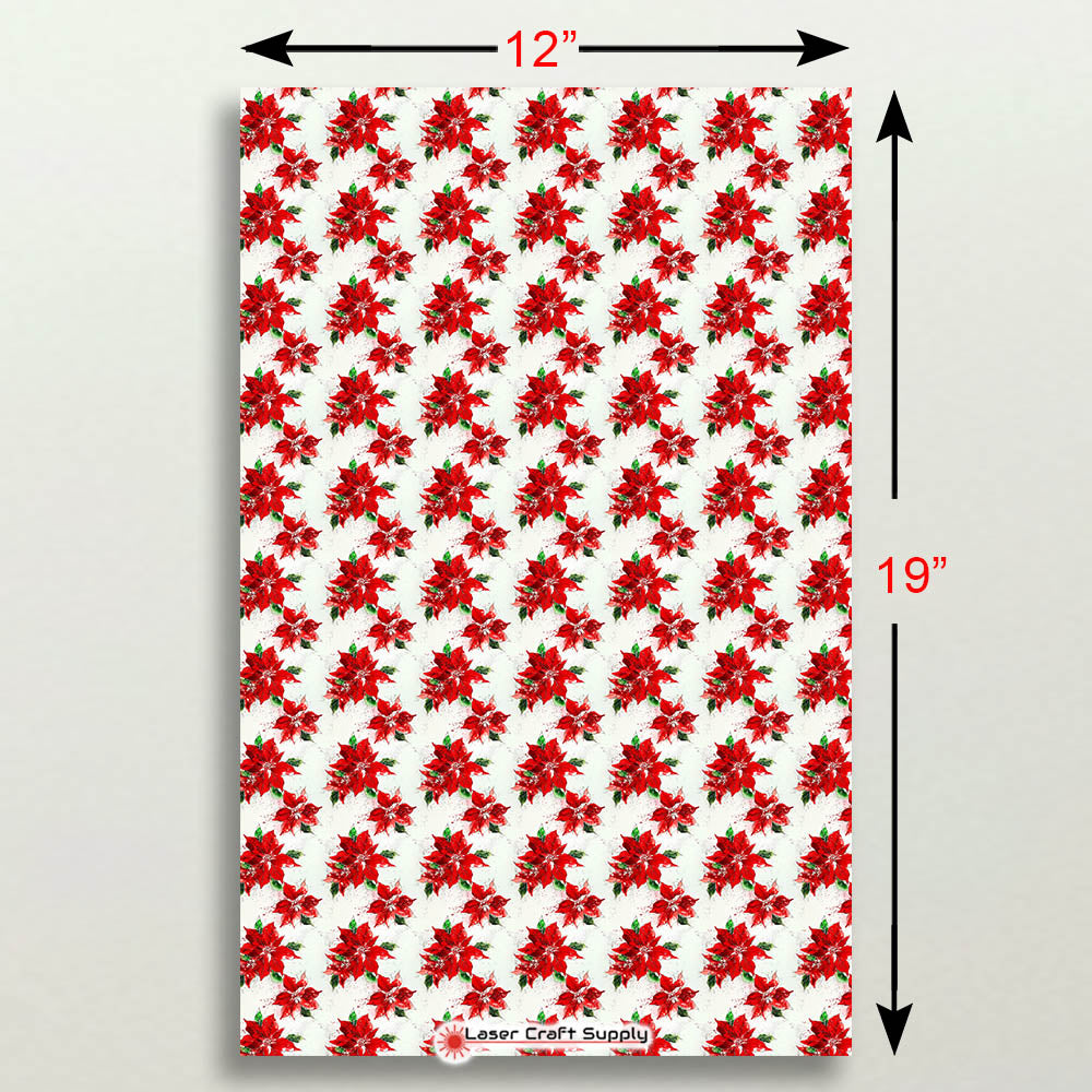 Poinsettias on white - Creative Cast