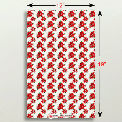 Poinsettias on white - Creative Cast