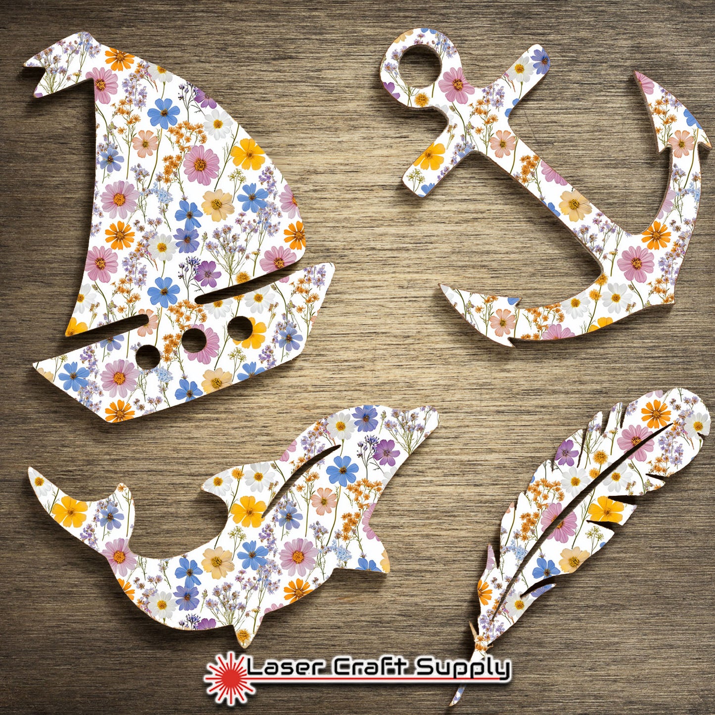 Creative Cast Acrylics - Pressed Flowers and Stems