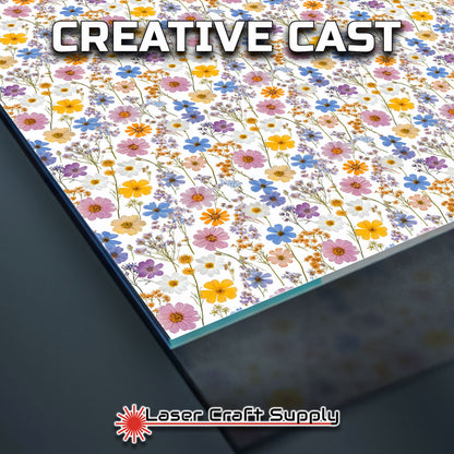 Creative Cast Acrylics - Pressed Flowers and Stems