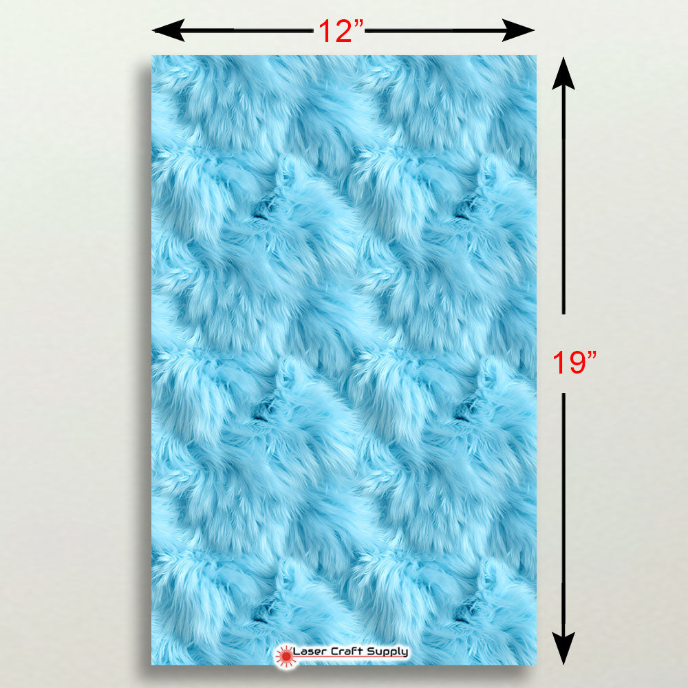 Puffy Blue Fur - FULL SHEET