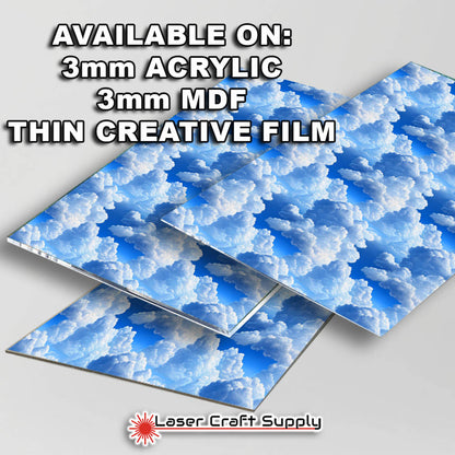 Puffy Clouds on Blue Sky - Creative Cast