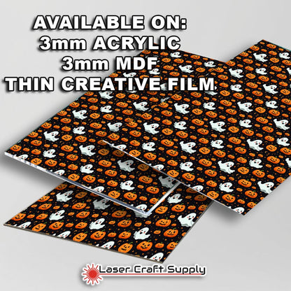 Creative Cast Acrylics - Pumpkins & Ghost