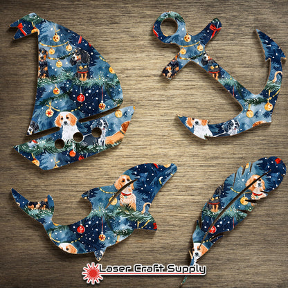 Creative Cast Acrylics - Puppy Christmas