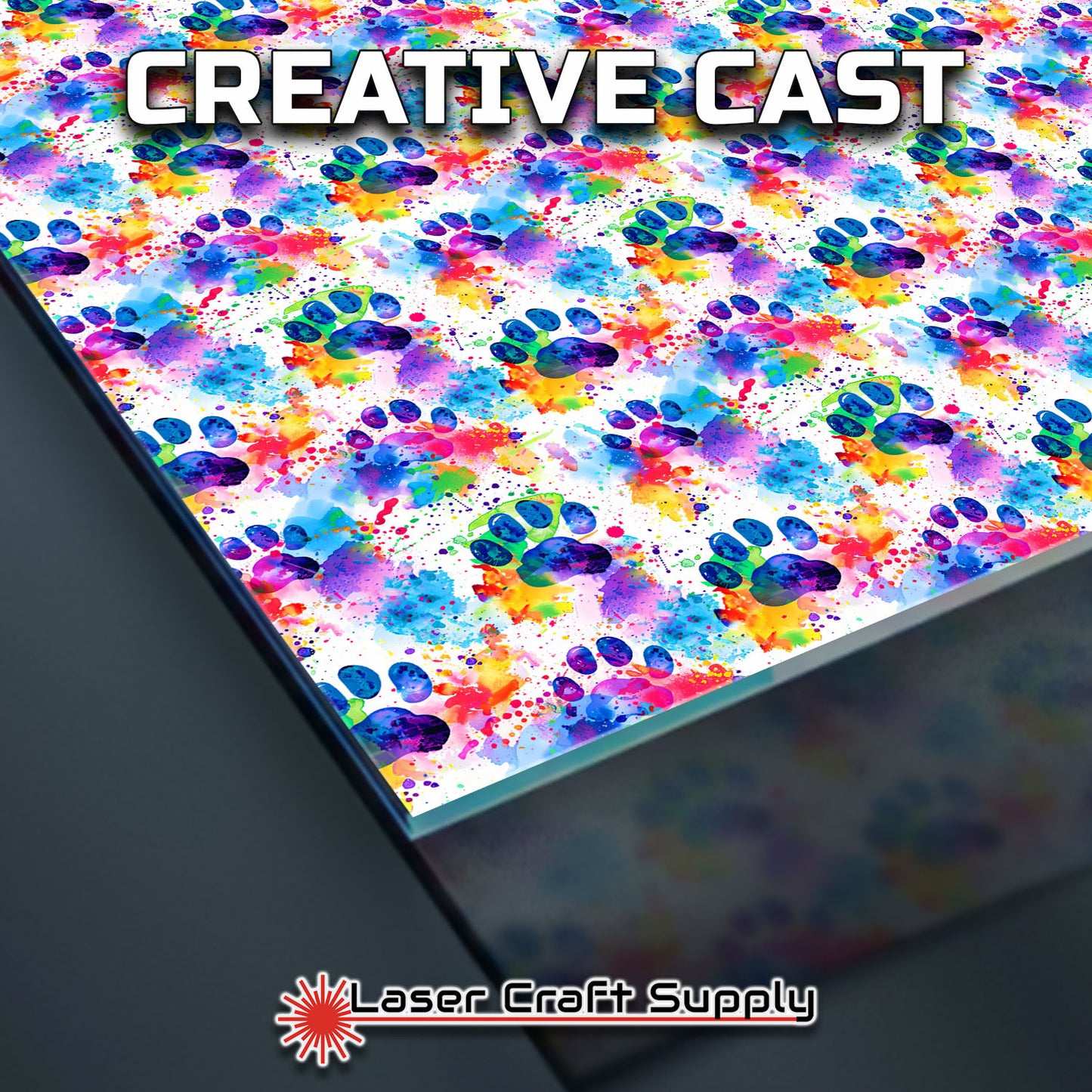 Creative Cast Acrylics - Puppy Paws in Color