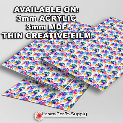 Creative Cast Acrylics - Puppy Paws in Color