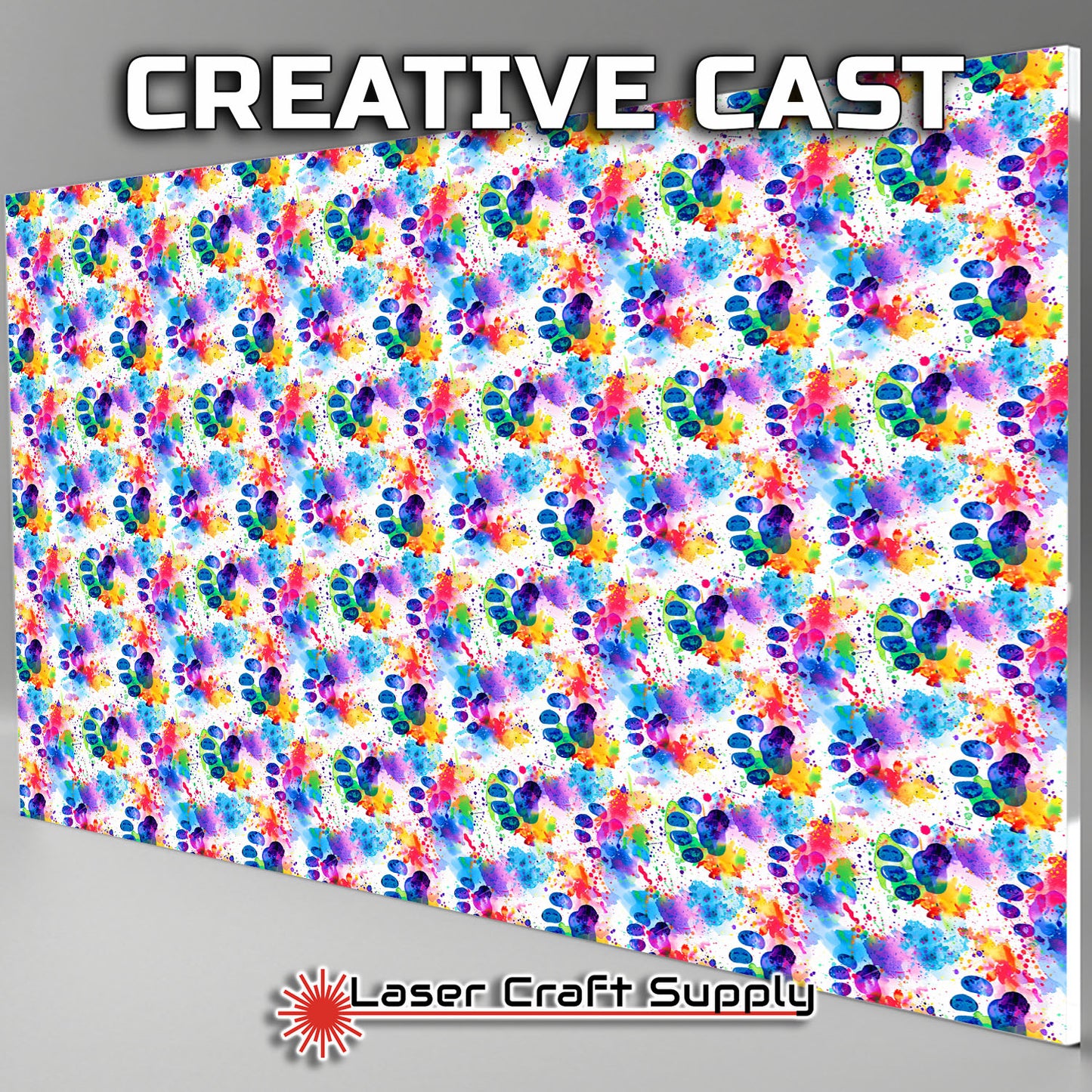 Creative Cast Acrylics - Puppy Paws in Color