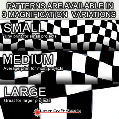 Creative Cast Acrylics - Pure Checkered Flag