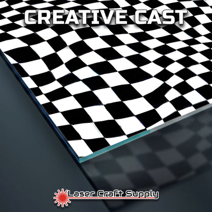 Creative Cast Acrylics - Pure Checkered Flag