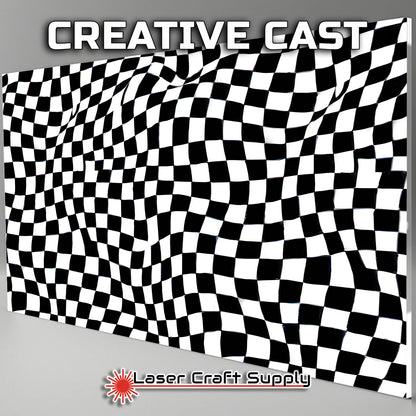 Creative Cast Acrylics - Pure Checkered Flag