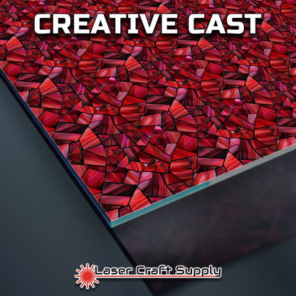 Creative Cast Acrylics - Ruby Red - Stained Glass