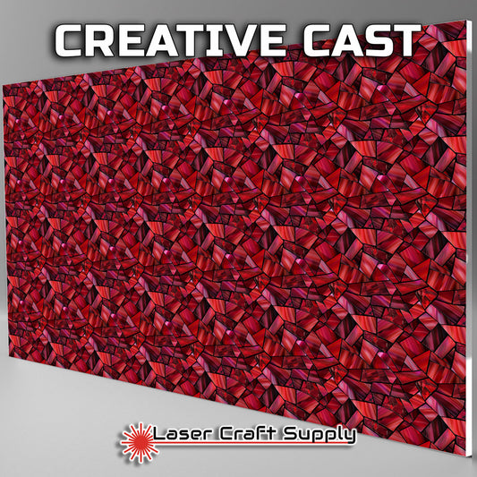 Creative Cast Acrylics - Ruby Red - Stained Glass