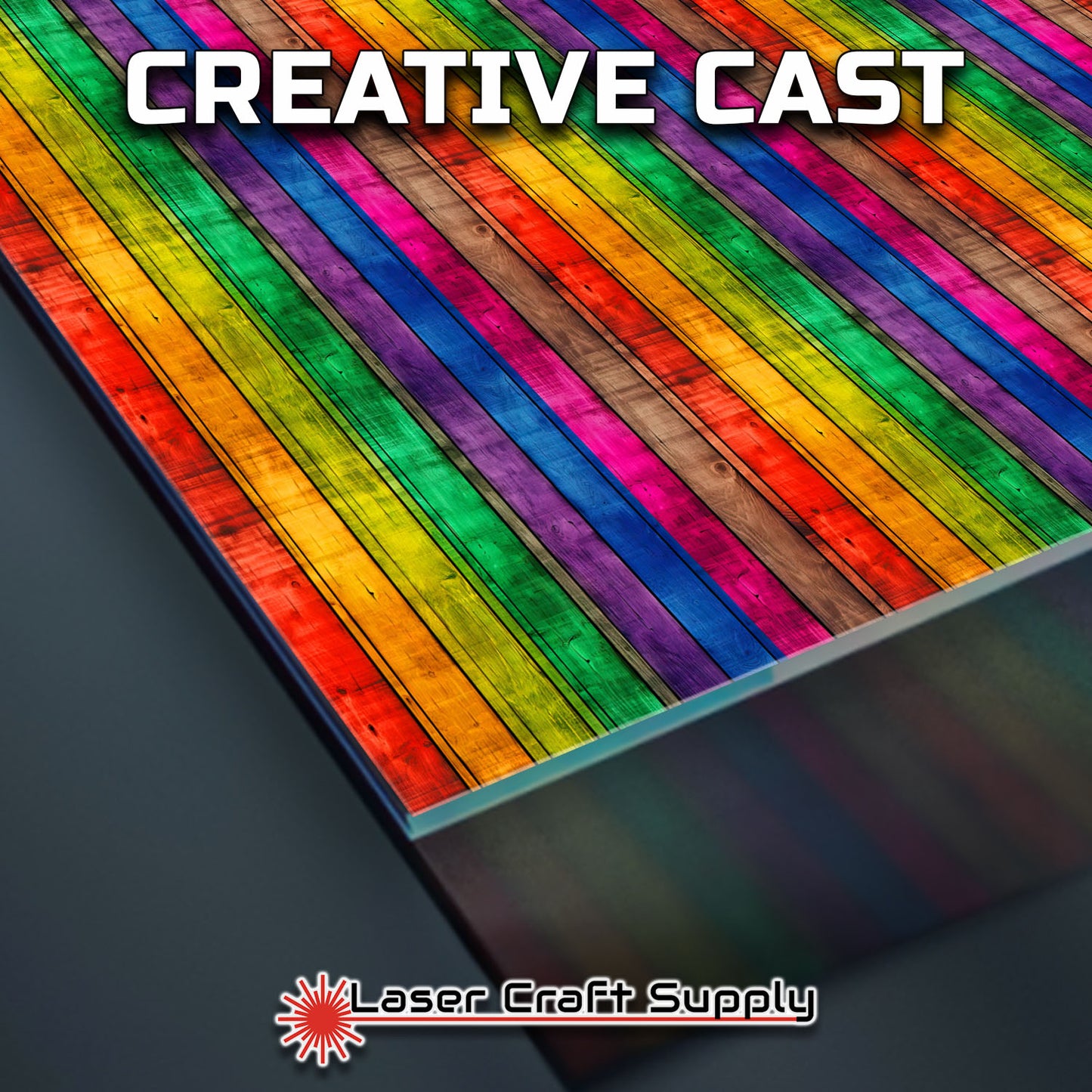 Creative Cast Acrylics - Rainbow Wood