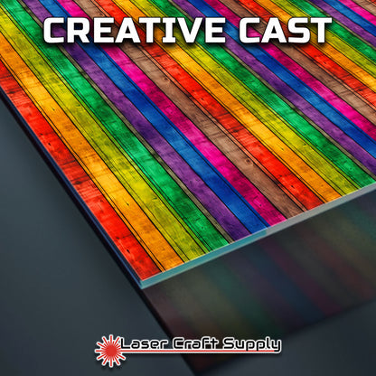 Creative Cast Acrylics - Rainbow Wood