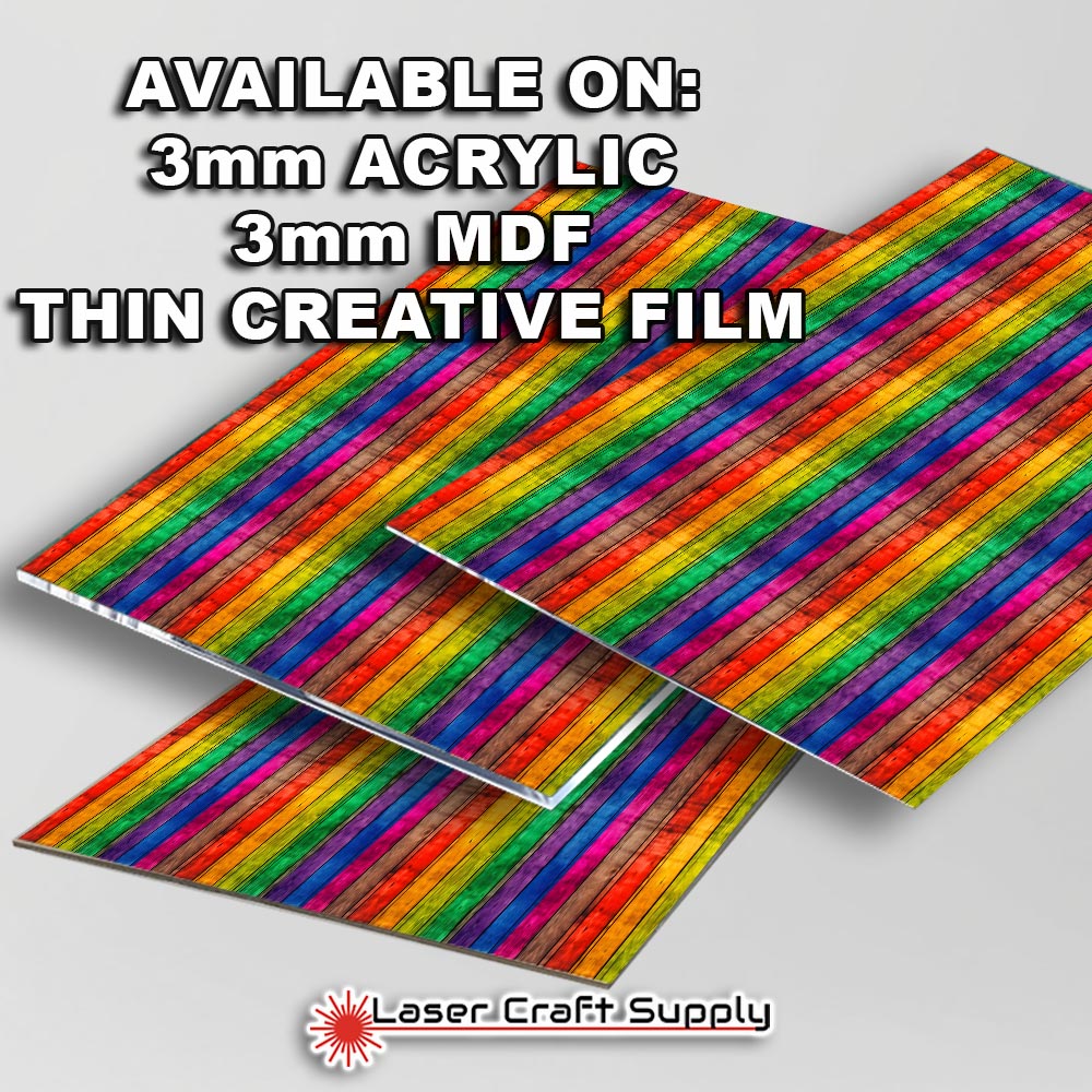 Creative Cast Acrylics - Rainbow Wood