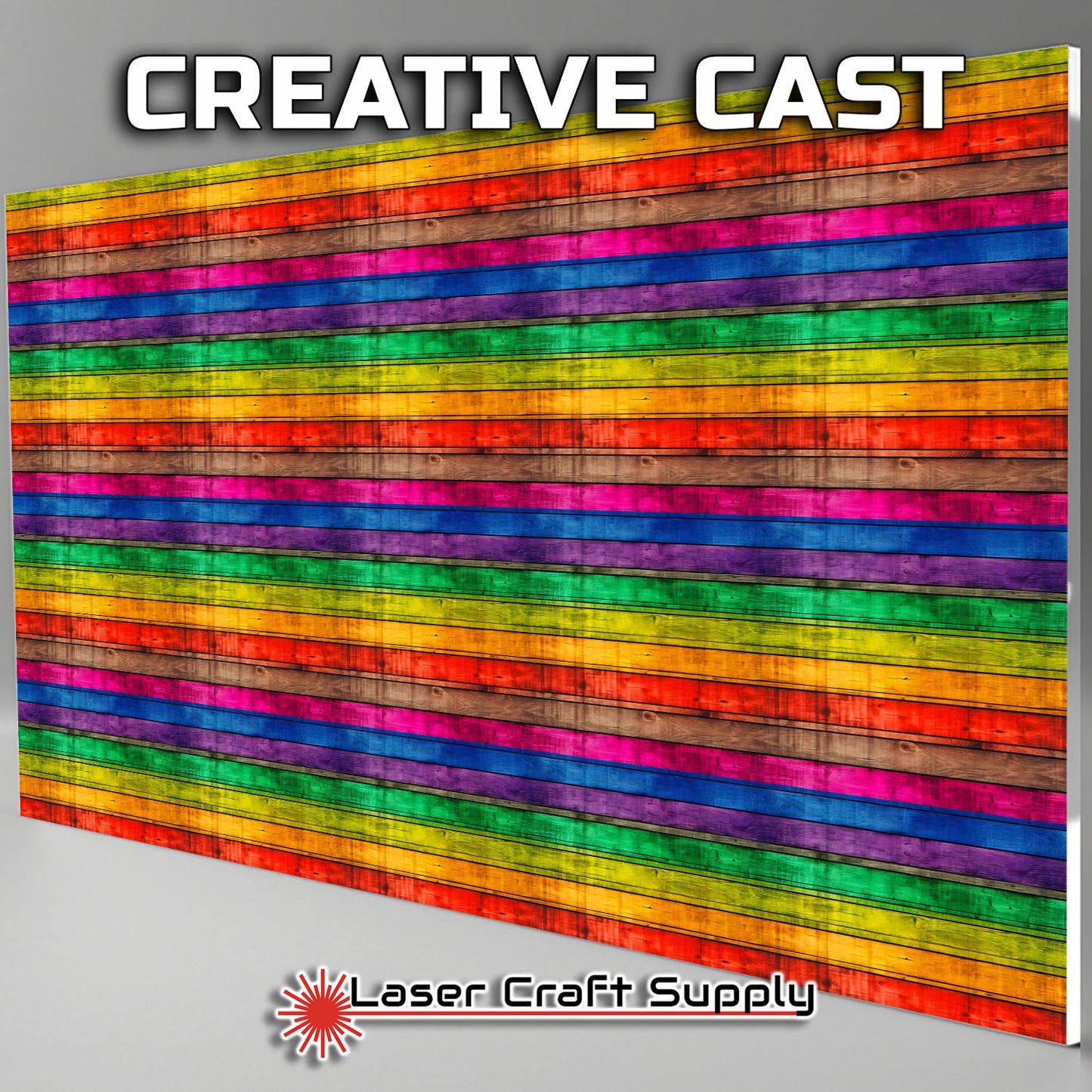 Creative Cast Acrylics - Rainbow Wood