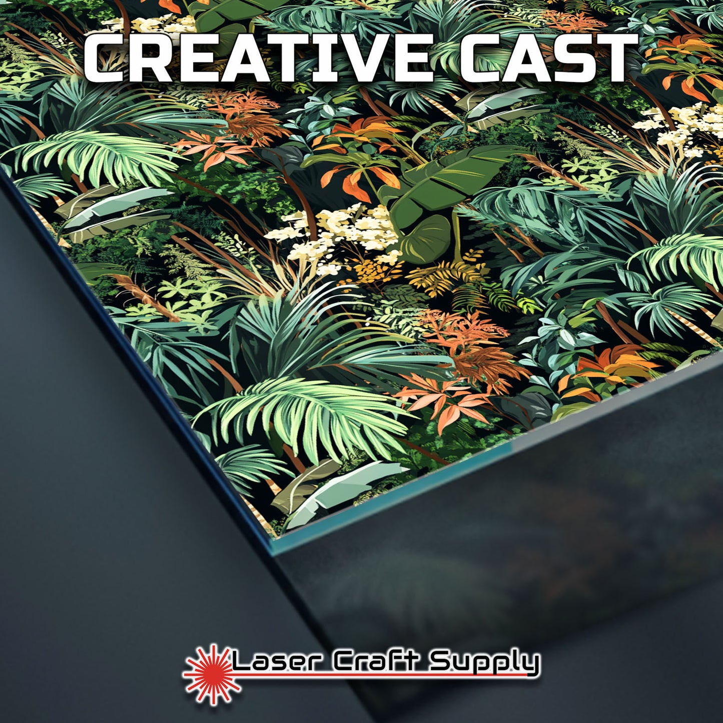 Creative Cast Acrylics - Rainforest Leaves