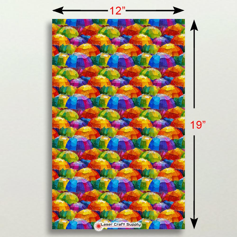 Creative Cast Acrylics - Raining Umbrellas