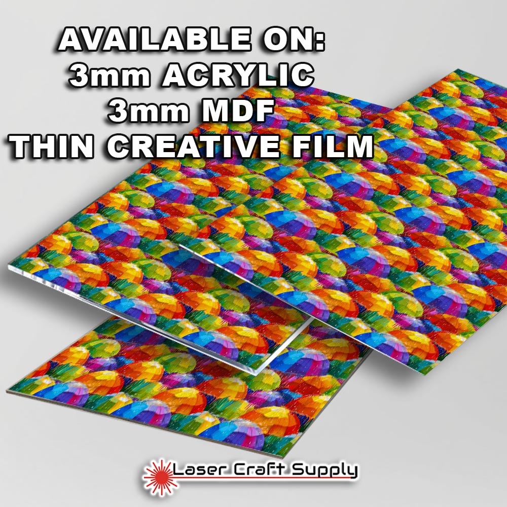 Creative Cast Acrylics - Raining Umbrellas