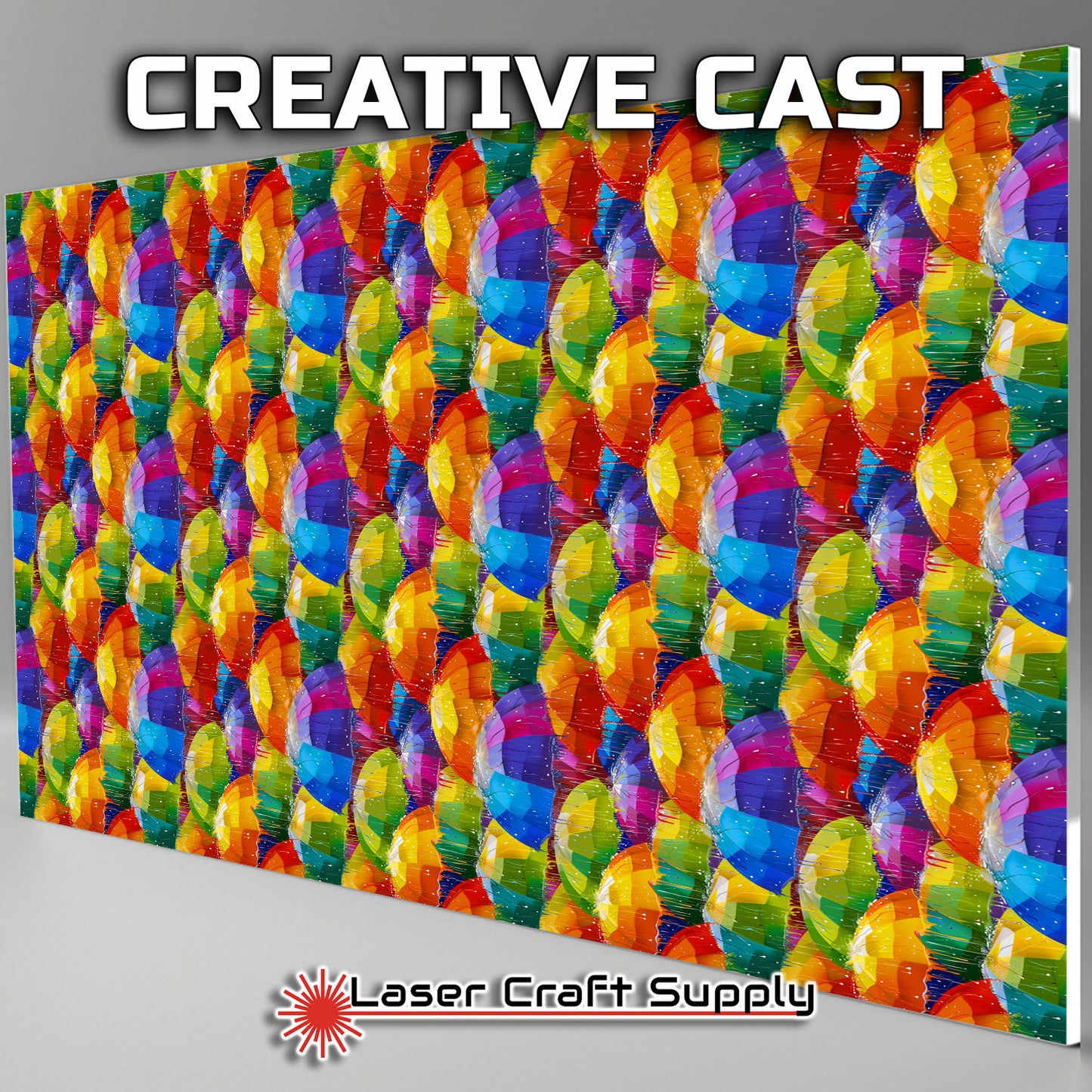 Creative Cast Acrylics - Raining Umbrellas