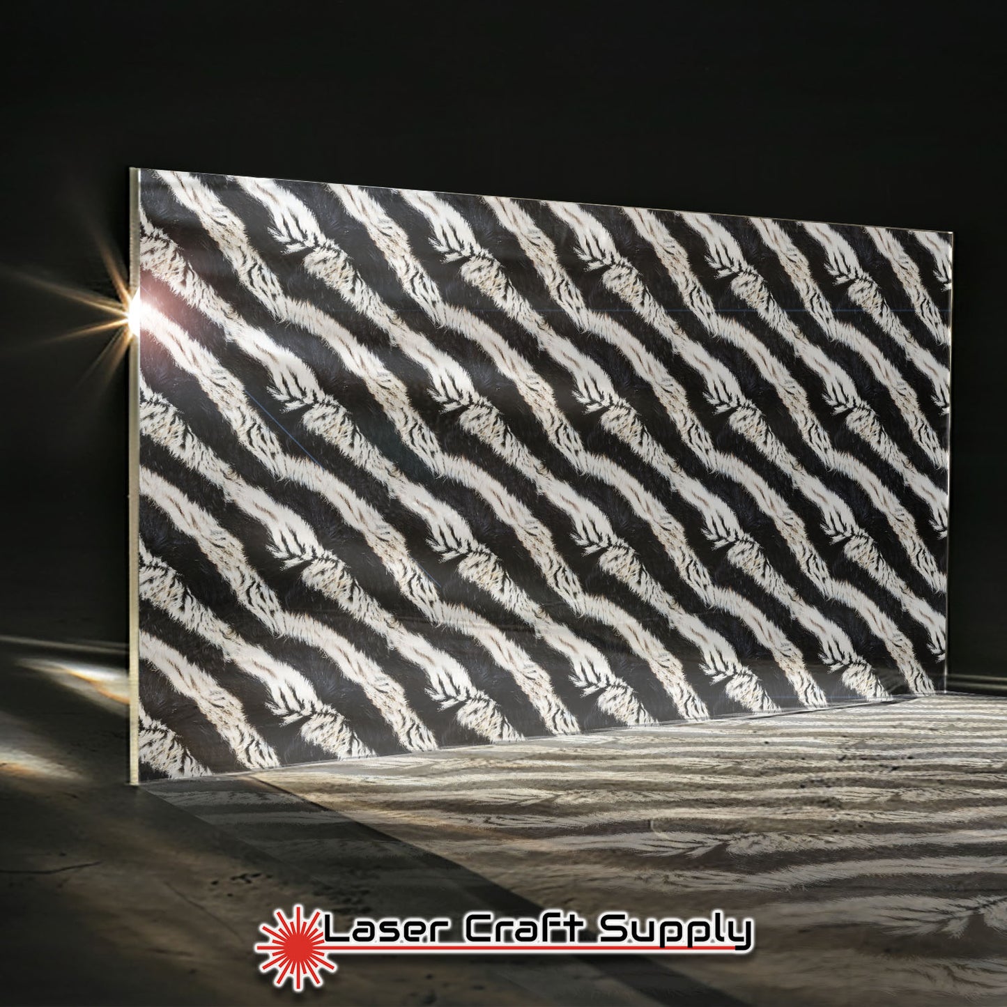 Real Zebra Hair Fur - FULL SHEET