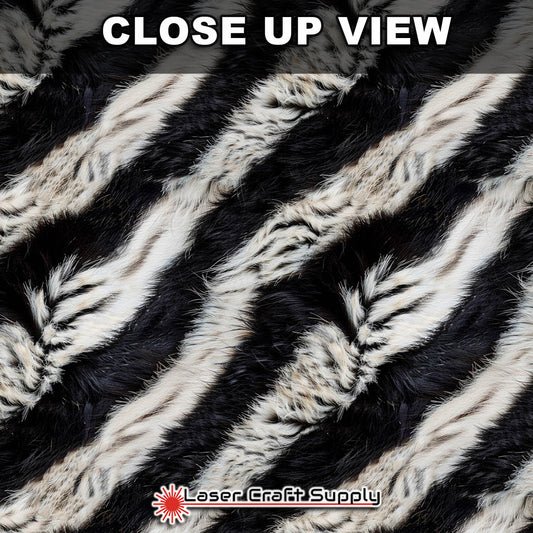 Real Zebra Hair Fur - FULL SHEET