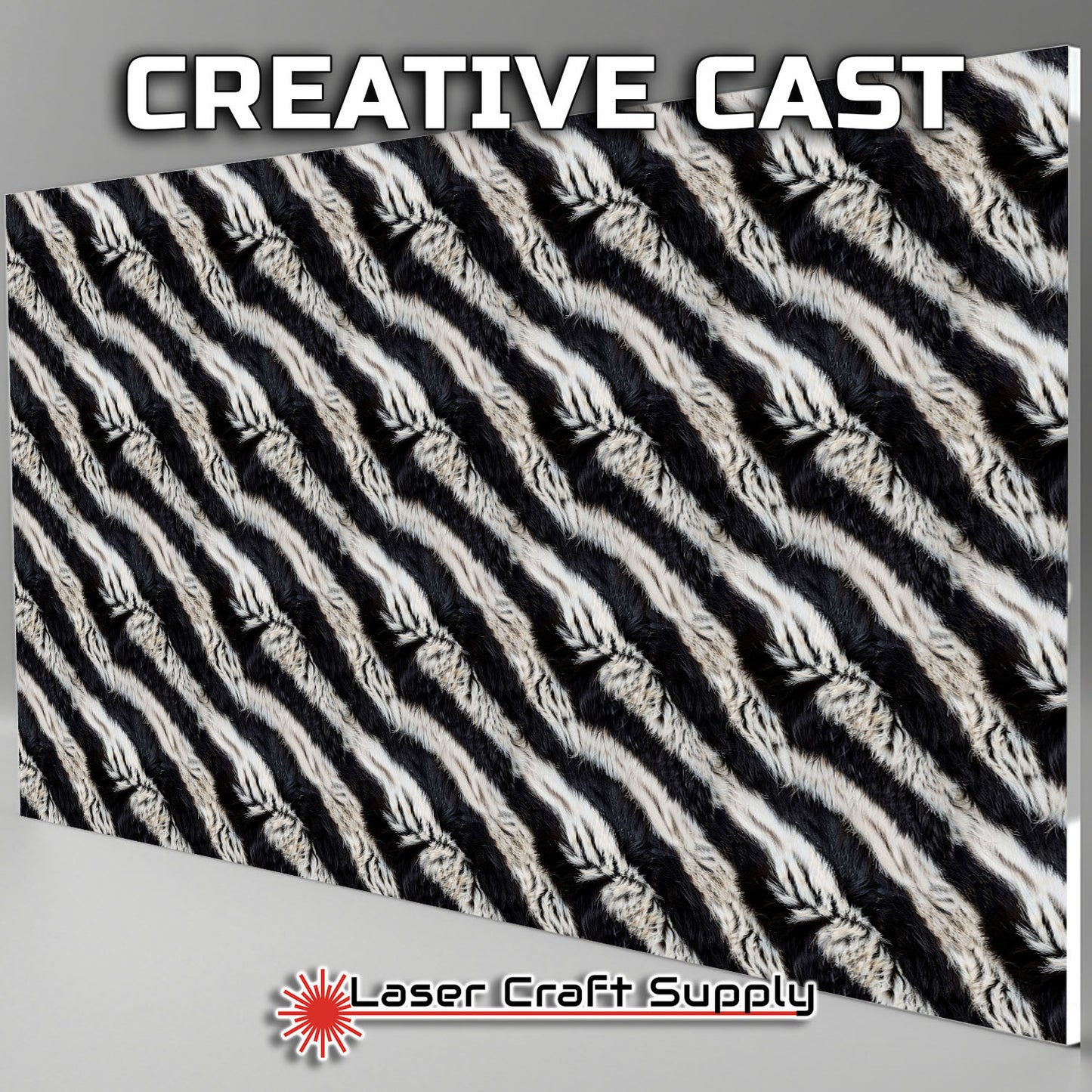 Real Zebra Hair Fur - FULL SHEET