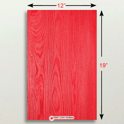 Red Wood Grain - FULL SHEET
