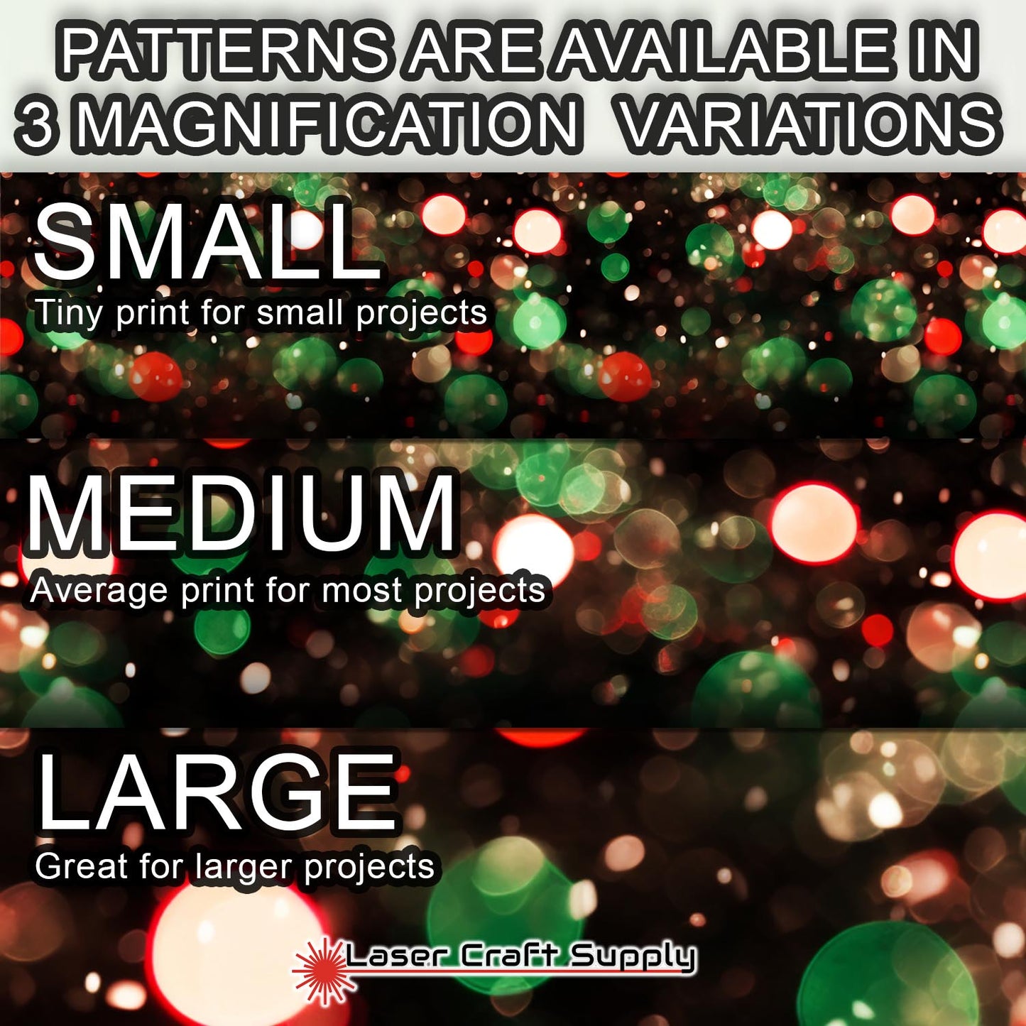 Creative Cast Acrylics - Red and Green Christmas Bokha