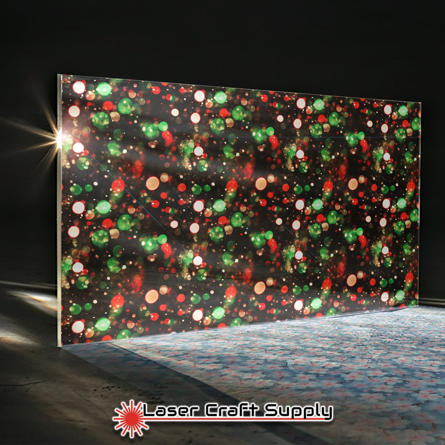 Creative Cast Acrylics - Red and Green Christmas Bokha