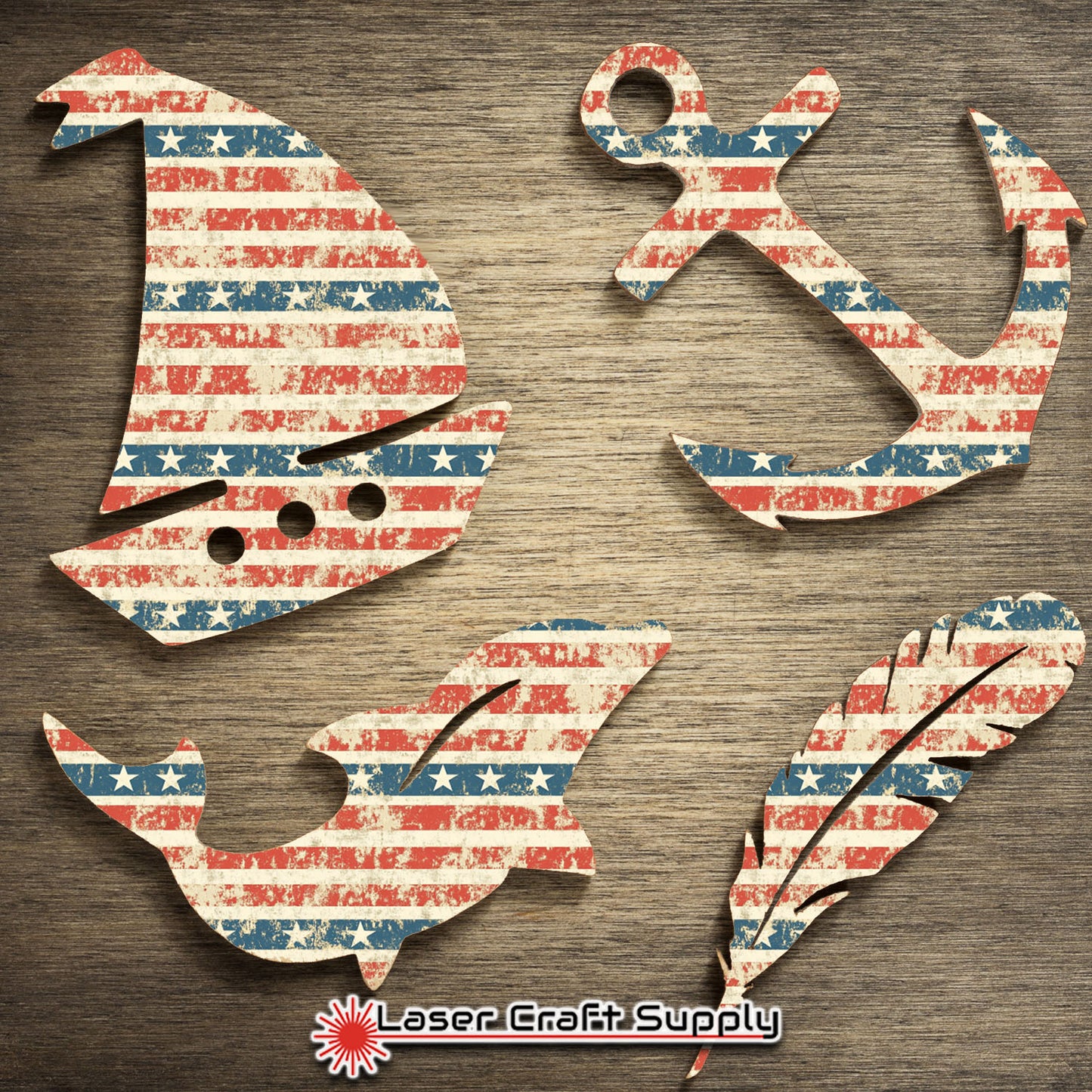 Creative Cast Acrylics - Rustic American Planks