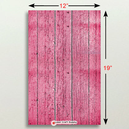 Rustic Pink Wood Slats - FULL SHEET